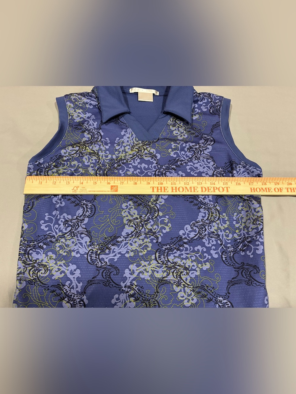Nike Golf Womens Tank Top Sphere Dry Purple Floral Graphic Size Medium - Picture 4 of 4